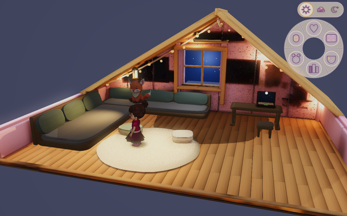 Starter Star Loft beneath a pitched roof